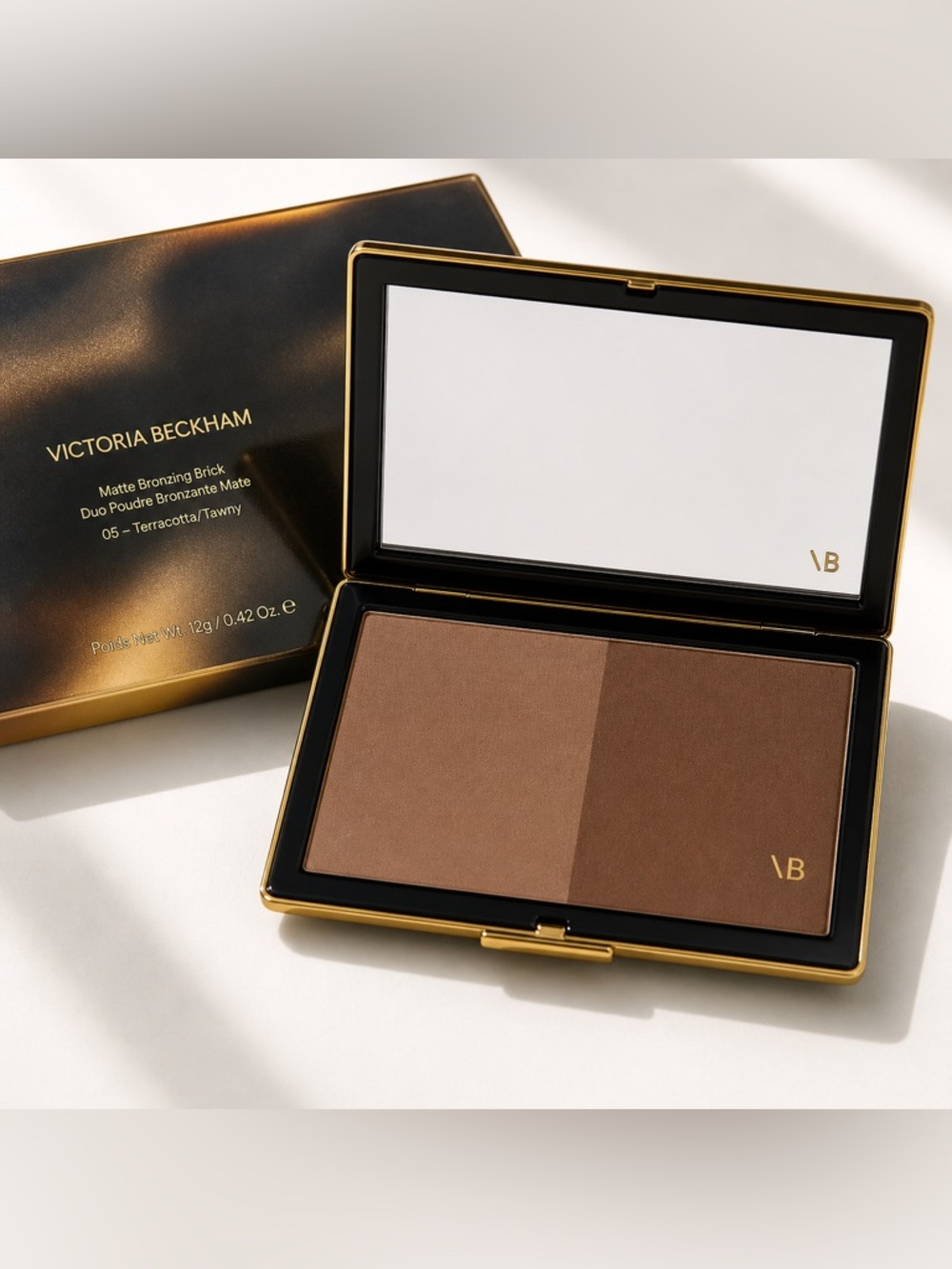 Victoria Beckham Beauty Matte Bronzing Brick 05 Terracotta Tawny NIB - Picture 9 of 9